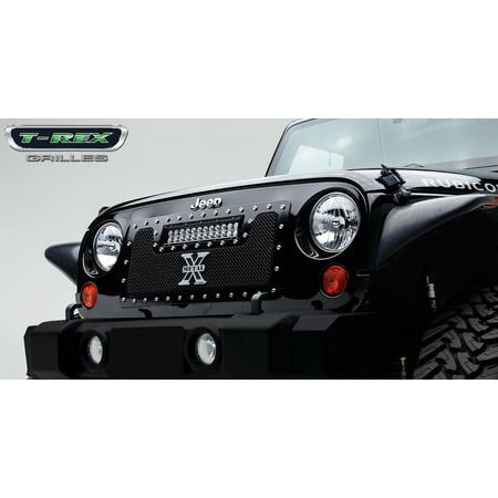 T-Rex Grilles 6314831 Torch Series LED Light Grille Fits 07-17 Wrangler (JK)