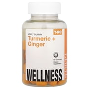 T-RQ Adult Gummy, Turmeric + Ginger, Mango, 60 Gummies