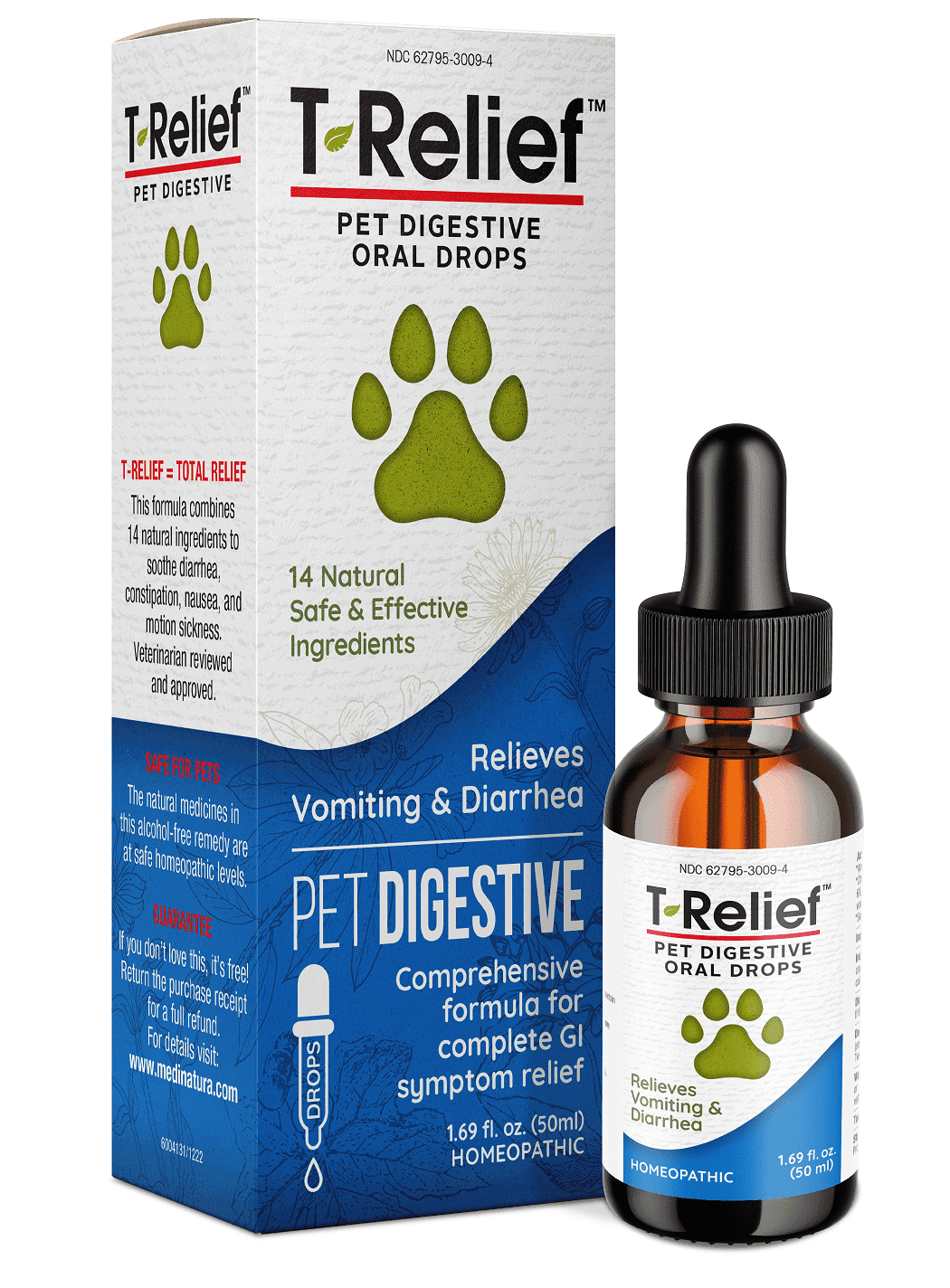 T-Relief Pet Digestive Oral Drops 50ml - Walmart.com