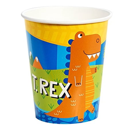 T-Rex 9oz Paper Cup, 8pk