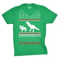 thumbnail image 1 of T-Rex Attack Moose Ugly Sweater Sarcastic T Shirt Funny Christmas Gift Sarcasm Graphic Tees, 1 of 7