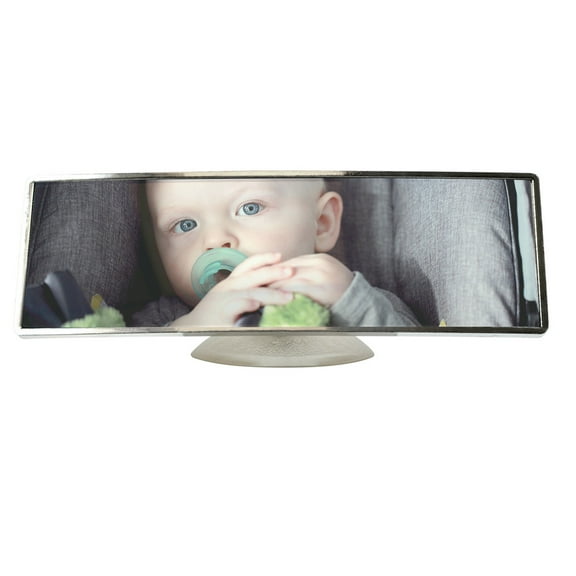 T-Rex Baby Car Mirror for Baby Car Seat View (5.5"x2.5" Rectangular)