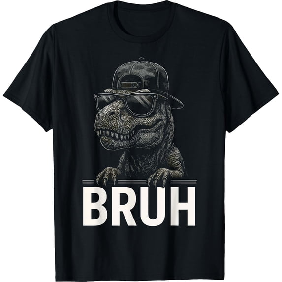 D Rex Video T-Rex Bruh T-Shirt - Walmart.com