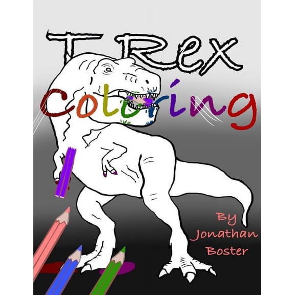 T Rex Coloring, (Paperback)