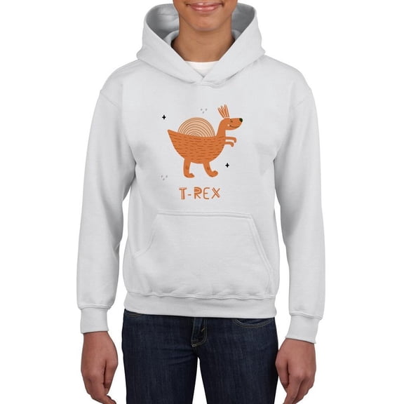 T-Rex Dino Hoodie Juniors -Image by Shutterstock,  Medium