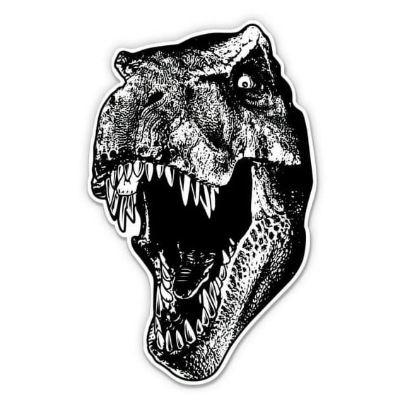 T-Rex Dinosaur - 5" Vinyl Sticker - For Car Laptop I-Pad - Waterproof Decal