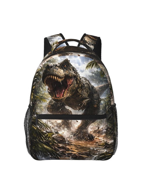 T-Rex Dinosaur Backpack Lightweight Travel Bag for Men and Women
