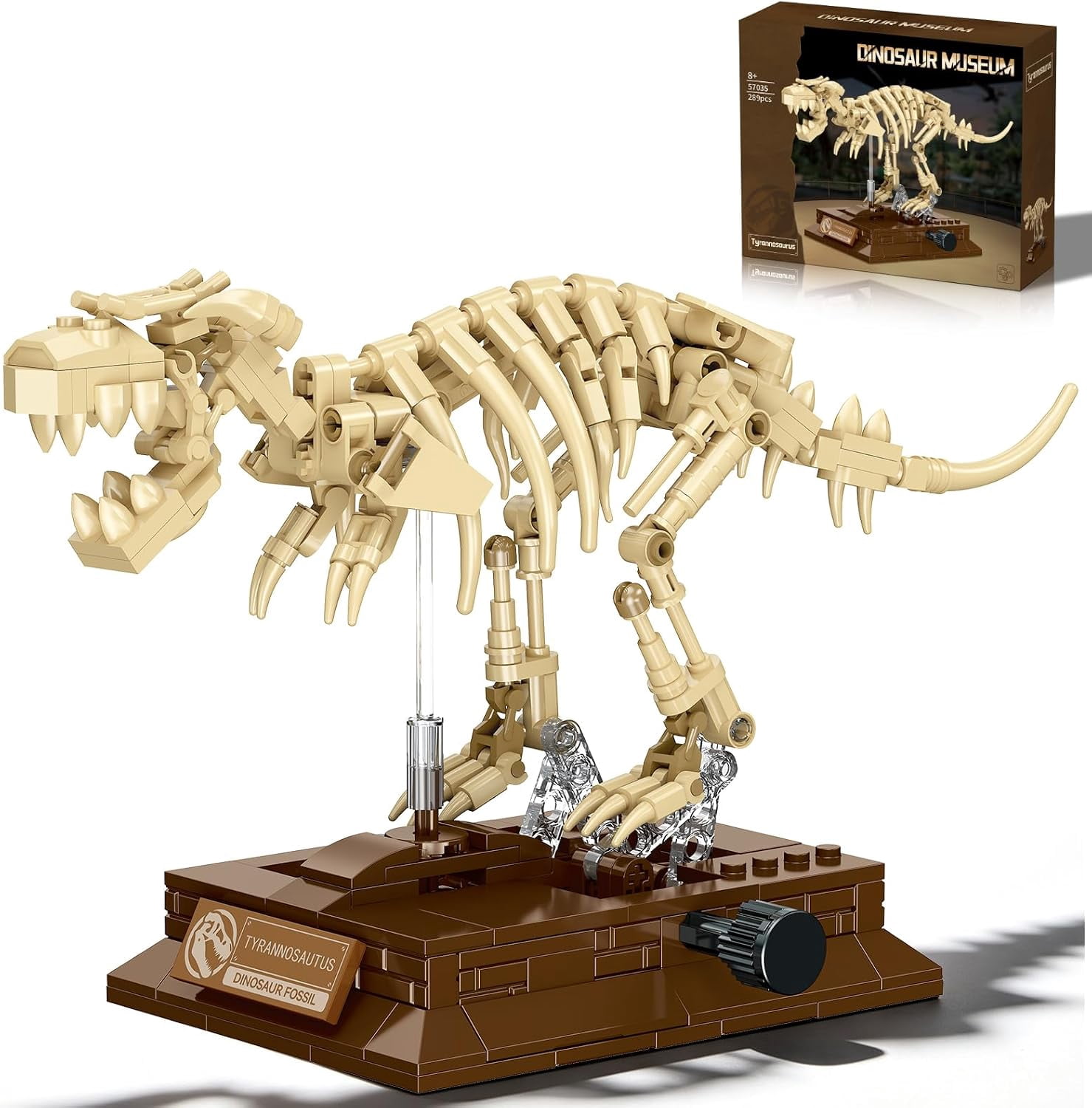 Paper Model Farm Building T-Rex Dinosaur Fossil Building Sets, Mechanical Dino Skeleton Model ...