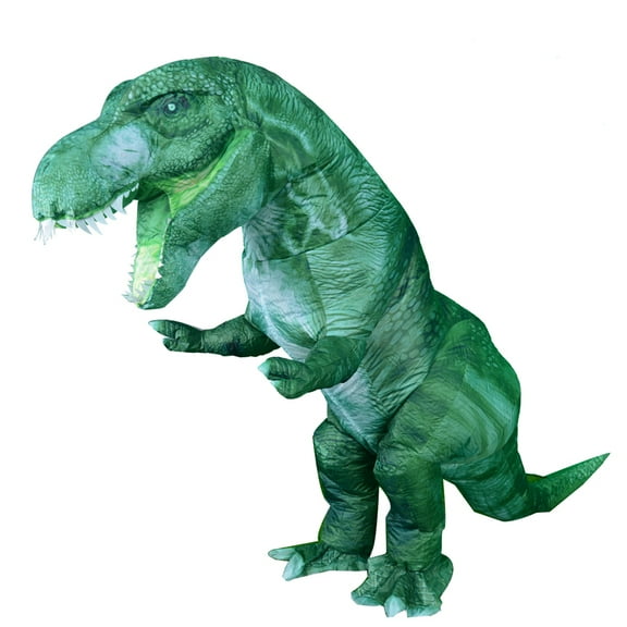 T-Rex Dinosaur Inflatable Costume with Air-filled Fan for Halloween