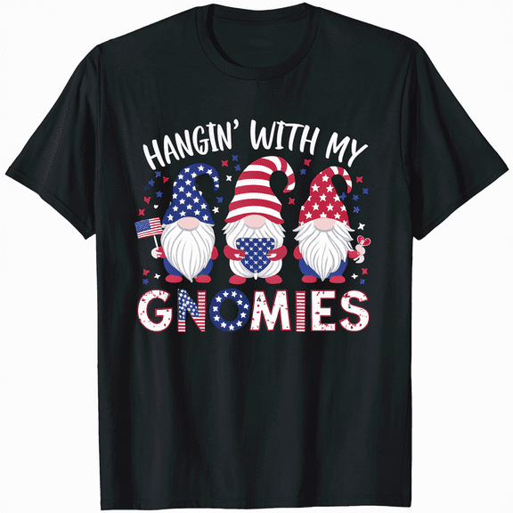 T Rex Dinosaur Monster Truck 4th of July American Flag Boys T-Shirt