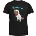thumbnail image 1 of T-Rex Dinosaur in Unicorn Costume Rexicorn Mens T Shirt Black 3X-LG, 1 of 1