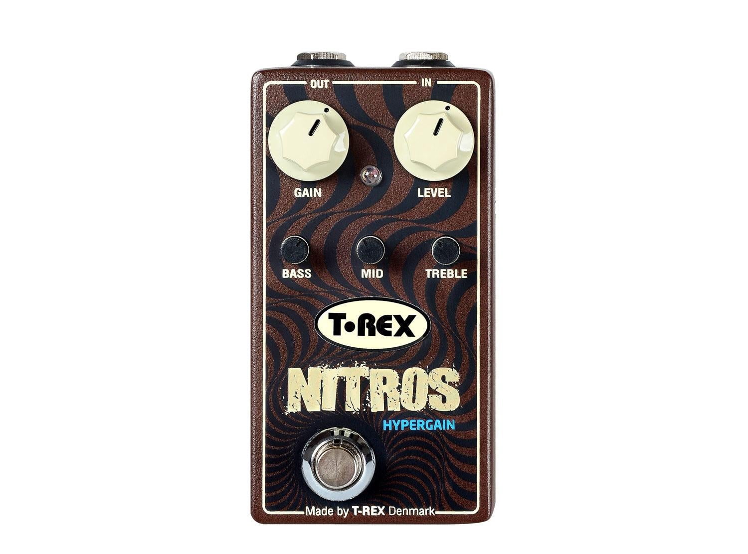 T-Rex Engineering Nitros Hypergain Distortion Guitar Effects Pedal
