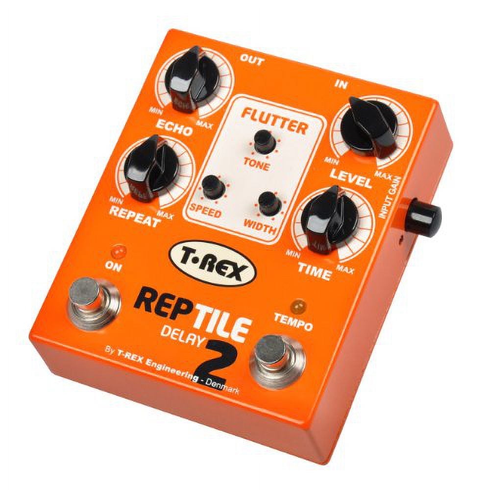 TRex Engineering Reptile 2 Delay Analog Tape Echo Simulator Pedal