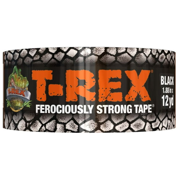 T-Rex Ferociously Strong 1.88 in. x 12 yd. Tape, Black