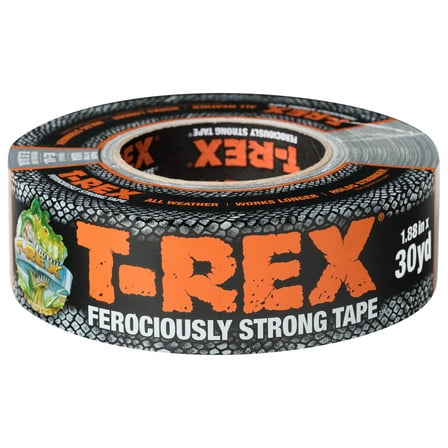 T-Rex Ferociously Strong Duct Tape, 1.88 in. x 30 yd., Gunmetal Gray