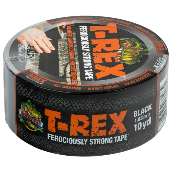 T-Rex Ferociously Strong Tape, 1.88 in. x 10 yd., Black