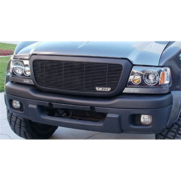 T-Rex Grilles 20661B Horizontal Aluminum Black Finish Billet Grille Insert for Ford Ranger Fits select: 2009-2011 FORD RANGER SUPER CAB, 2008 FORD RANGER CAB PLUS