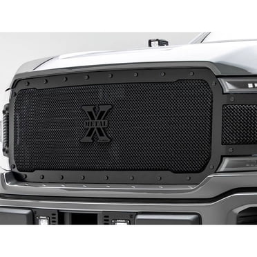 Front Chrome Mesh Grille For 2016-2018 GMC Sierra 1500 – Direct Replacement – Plastic