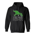 thumbnail image 1 of T-Rex Hates Push-Ups Sarcastic Novelty Gift Idea Adult Humor Funny Men's Hoodies, 1 of 2