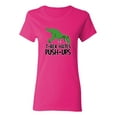 thumbnail image 1 of T-Rex Hates Push-Ups Sarcastic Novelty Gift Idea Adult Humor Funny Women's Casual Tees, 1 of 3