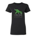 thumbnail image 1 of T-Rex Hates Push-Ups Sarcastic Novelty Gift Idea Adult Humor Funny Women's Casual Tees, 1 of 3