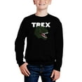 thumbnail image 1 of T-Rex Head - Boy's Word Art Crewneck Sweatshirt, 1 of 3