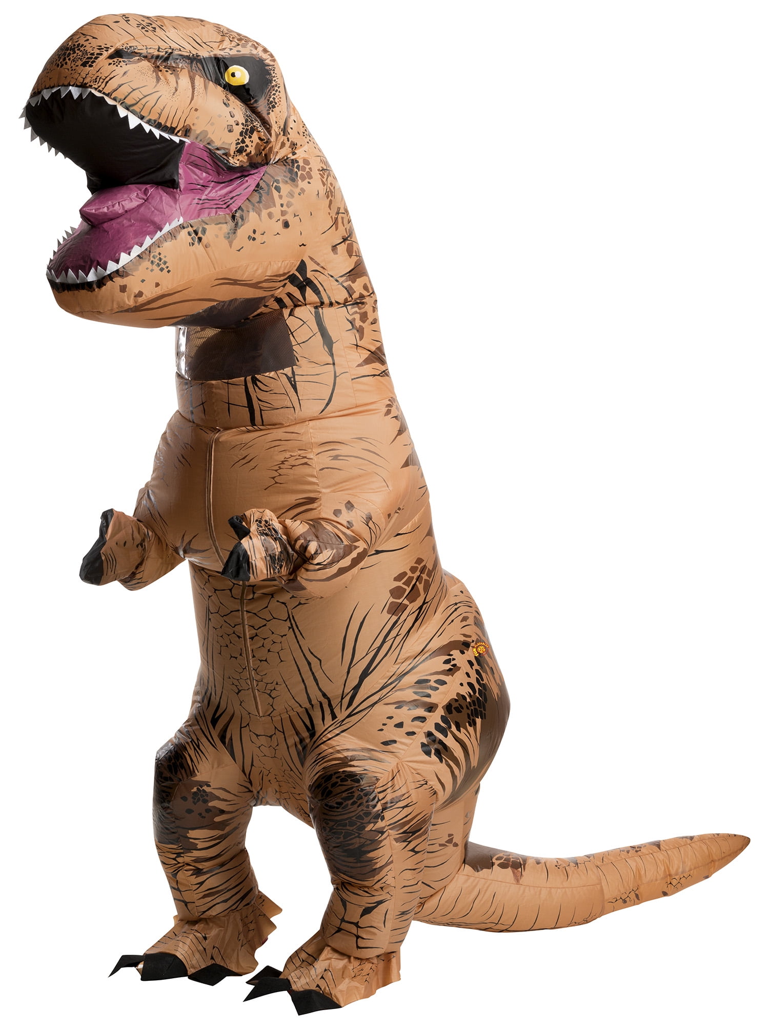 Rubies Inflatable Jurassic World T-Rex Adult Costume, Brown, One Size