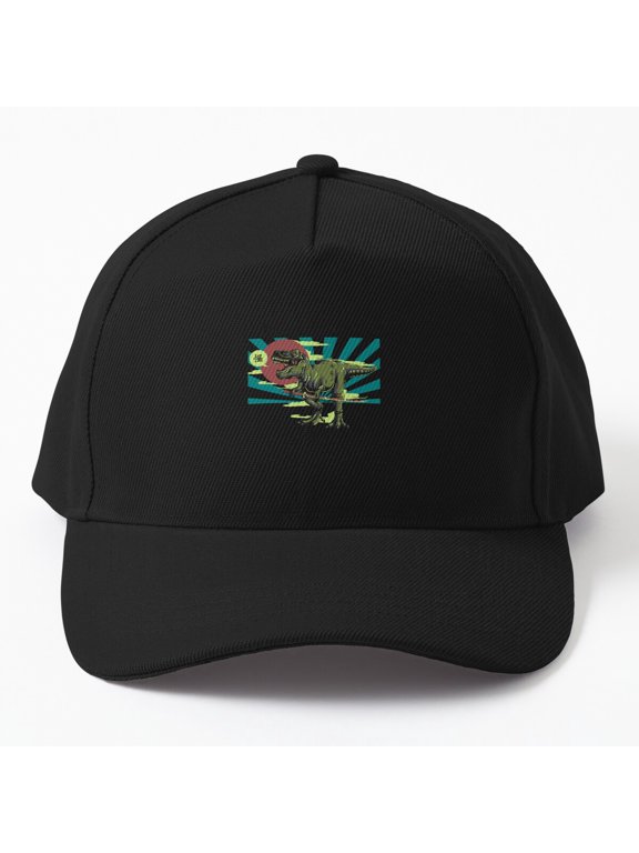 T-Rex Is Back Baseball Cap, Dinosaur King Character Graphic Design, Classic Everyday Hat