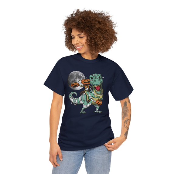 T-Rex Jack-o'-lantern Dinosaur T-Shirt
