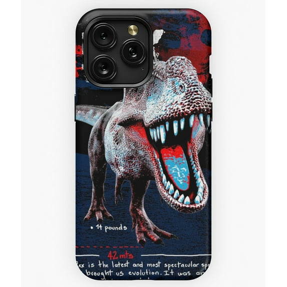 T-Rex King of the Dinosaurs Art G1180 Phone Case for iPhone17 16 15 14 13 12 11 Pro Max