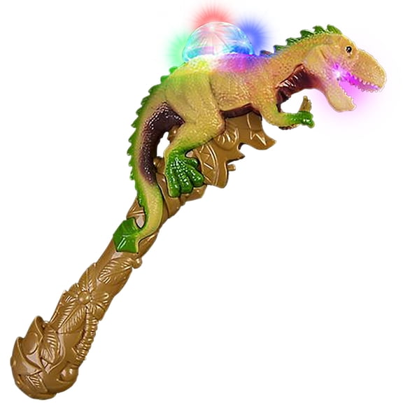 ArtCreativity T-Rex LED Light Up Dinosaur Wand - Growling Sound Effects Light Up Party Favor for Kids, Ages 3+
