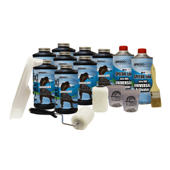 T-Rex Low Gloss Black Truck Bed Liner, SMR-1000FBROLL-K8 Truck Bedliner Roll On