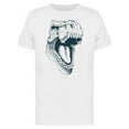 thumbnail image 1 of T-Rex Portrait Ink Style T-Shirt Men -Image by Shutterstock, Male 4X-Large, 1 of 2