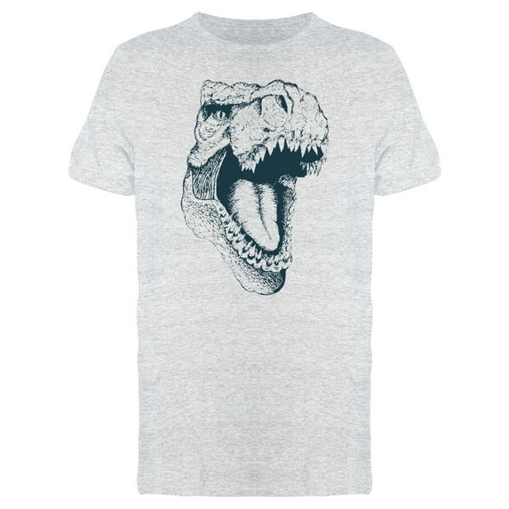 T-Rex Portrait Ink Style Tee Men's -Image by Shutterstock