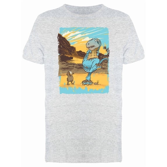 T-Rex & Prehistoric Guinea Pig Tee Men's -Image by Shutterstock