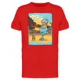 thumbnail image 1 of T-Rex & Prehistoric Guinea Pig T-Shirt Men -Image by Shutterstock, Male XX-Large, 1 of 2