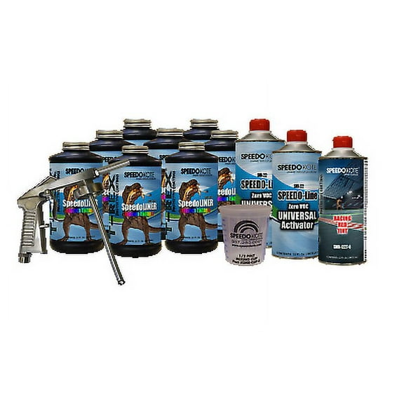 T-Rex Racing Red Truck Bed Liner kit, SMR-1000RR-K8 Bedliner 8 quarts w/Free Gun