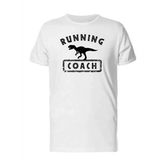 T-Rex Running Coach T-Shirt Men -Image by Shutterstock, Male x-Large
