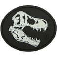 thumbnail image 1 of T-Rex Skull Patch - Glow, 1 of 1
