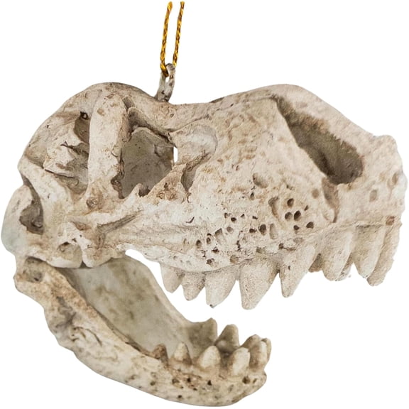 T Rex Skull Skeleton Christmas Dinosaur Ornament Prehistoric Holiday Decor