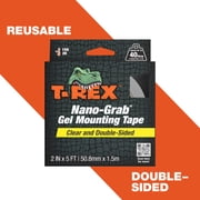 T-Rex Strength Nano-Grab Gel Tape, 1 Pack, 2 in. x 5 ft.