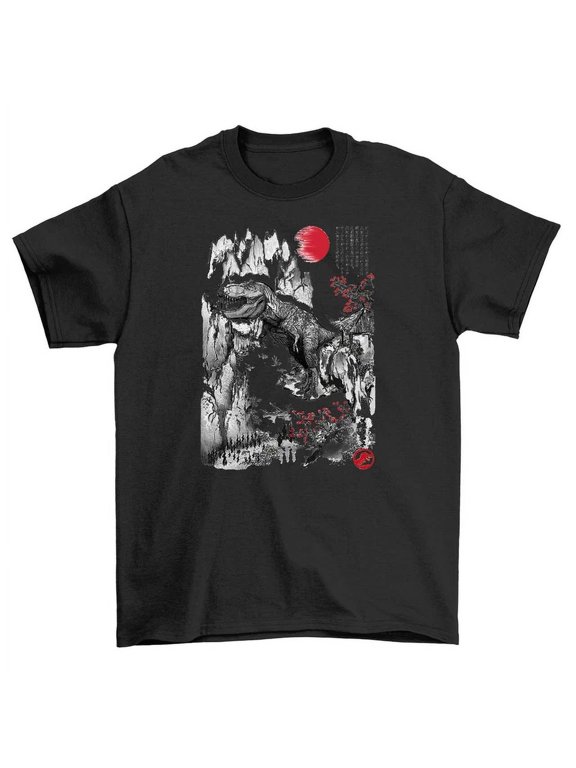T-Rex Sumi-E Funny T-Shirt - Rawr-Some Design Unisex, Tee For Dino- Unisex S-5XL Hot Trending Shirt, not genuine
