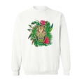 thumbnail image 1 of T Rex Tropical Sweatshirt Men -Image by Shutterstock, Male 4X-Large, 1 of 4