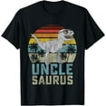 thumbnail image 1 of T-Rex Unclesaurus Dinosaur Uncle Saurus Family Matching Unisex T-Shirt for Men Women, 1 of 5