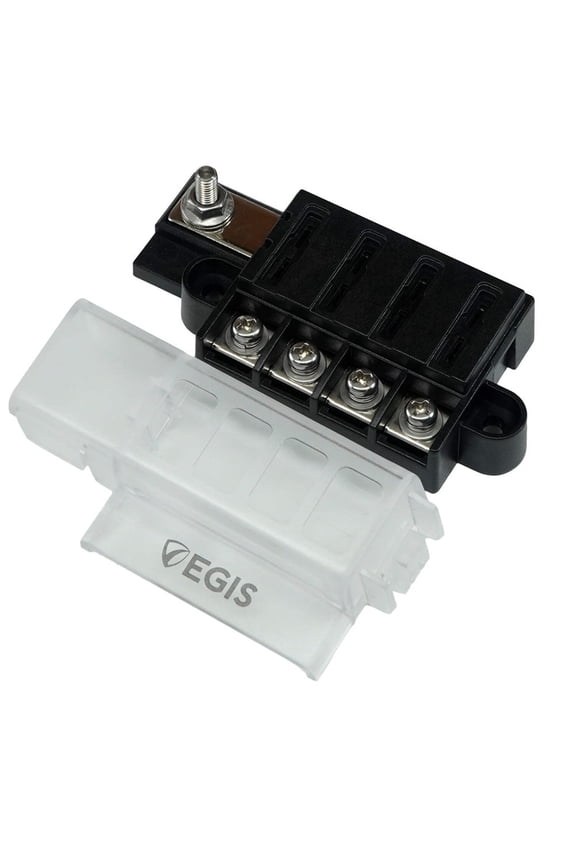 Egis RT Fuse Block - 4 Circuit w/Cover [8045]