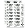 thumbnail image 1 of T-Rrific Terrific Job Teacher Student School Sticker Set - White - Gloss Finish - 2.00" Large, 1 of 7
