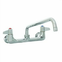 T&S Brass - Faucet, Wall Mount, 8'' Centers, 12'' Swing Nozzle