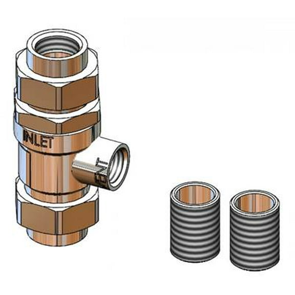 T&S Brass - Backflow Preventer, 3/4'' NPT, Designed for Continuous Pressure, Atmospheric Vent Non-Potable Water Applications