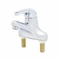 thumbnail image 1 of T&S Brass - Single Lever Faucet, 4'' Centerset, 4'' Handle w/ Anti-Microbial Coating, 0.5 GPM VR Outlet, 1 of 1