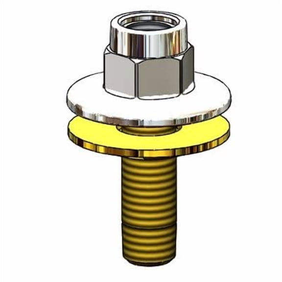 T&S Brass - Panel Flange, Supply Nipple BL-4250-03, BL-5500-07